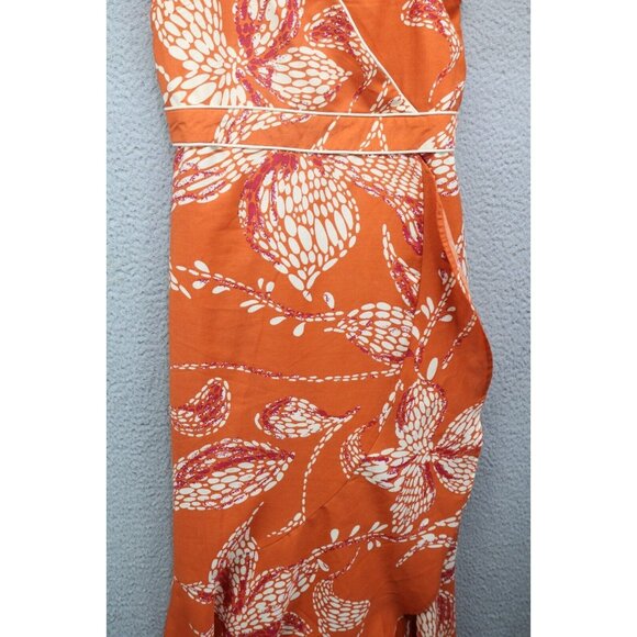 Band of the Free Empire Waist Wrap Midi Dress-Size Medium-Straps-Smocked-Beachy - Picture 3 of 14